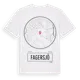 White t-shirt med Fagersjö t-shirt