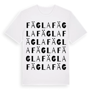 Fägla ordlek t-shirt – ekologisk bomull t-shirt från Pinshirt