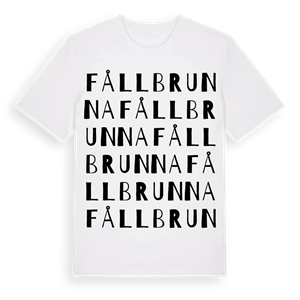 Fållbrunna ordlek t-shirt – ekologisk bomull t-shirt från Pinshirt