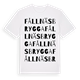 Fållnäs brygga ordlek t-shirt