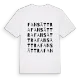 Fansättra ordlek t-shirt