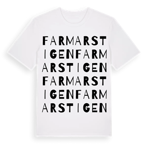 Farmarstigen ordlek t-shirt – ekologisk bomull t-shirt från Pinshirt