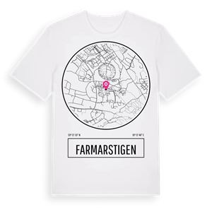 Farmarstigen t-shirt – ekologisk bomull t-shirt från Pinshirt