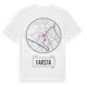 White t-shirt med Farsta t-shirt