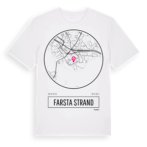 Farsta strand t-shirt – ekologisk bomull t-shirt från Pinshirt