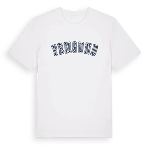 Femsund college t-shirt – ekologisk bomull t-shirt från Pinshirt