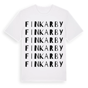 Finkarby ordlek t-shirt – ekologisk bomull t-shirt från Pinshirt