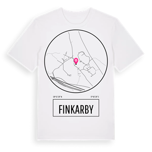 Finkarby t-shirt – ekologisk bomull t-shirt från Pinshirt