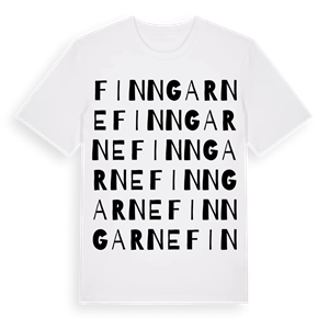 Finngarne ordlek t-shirt – ekologisk bomull t-shirt från Pinshirt