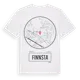 White t-shirt med Finnsta t-shirt