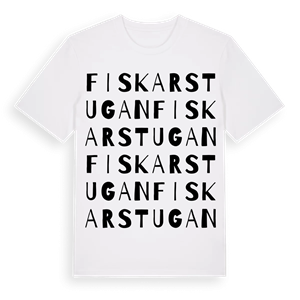 Fiskarstugan ordlek t-shirt – ekologisk bomull t-shirt från Pinshirt