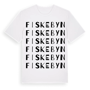 Fiskebyn ordlek t-shirt – ekologisk bomull t-shirt från Pinshirt