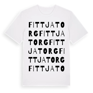 Fittja torg ordlek t-shirt – ekologisk bomull t-shirt från Pinshirt