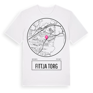 Fittja torg t-shirt – ekologisk bomull t-shirt från Pinshirt