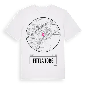 Fittja Torg t-shirt – ekologisk bomull t-shirt från Pinshirt