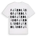 Fjärdlång ordlek t-shirt