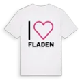 Jag älskar Fladen t-shirt stort tryck