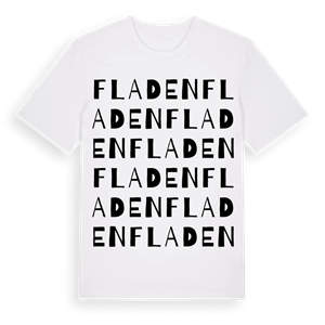 Fladen ordlek t-shirt – ekologisk bomull t-shirt från Pinshirt