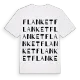 Flanket ordlek t-shirt
