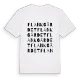Flankgärdet ordlek t-shirt