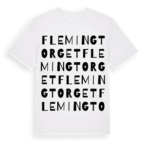 Flemingtorget ordlek t-shirt – ekologisk bomull t-shirt från Pinshirt