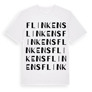 Flinkens ordlek t-shirt – ekologisk bomull t-shirt från Pinshirt