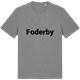 Mid Heather Gray t-shirt med Foderby fetstil t-shirt