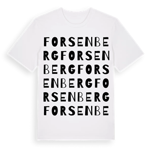 Forsenberg ordlek t-shirt – ekologisk bomull t-shirt från Pinshirt