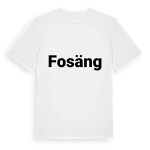 Fosäng fetstil t-shirt – ekologisk bomull t-shirt från Pinshirt