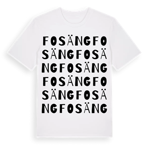 Fosäng ordlek t-shirt – ekologisk bomull t-shirt från Pinshirt