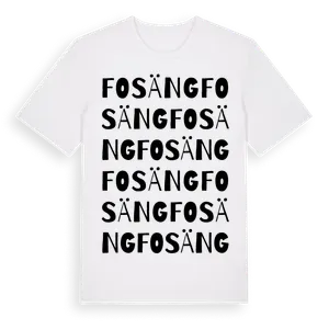 Fosäng ordlek t-shirt – ekologisk bomull t-shirt från Pinshirt