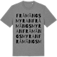 Mid Heather Gray t-shirt med Fråmängsmyran ordlek t-shirt