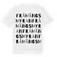 Fråmängsmyran ordlek t-shirt