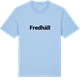 Blue Soul t-shirt med Fredhäll fetstil t-shirt