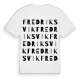 Fredriksvik ordlek t-shirt