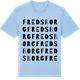 Blue Soul t-shirt med Fredsborg ordlek t-shirt