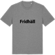 Mid Heather Gray t-shirt med Fridhäll fetstil t-shirt
