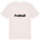 Vintage White t-shirt med Fridhäll fetstil t-shirt