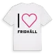 Jag älskar Fridhäll t-shirt stort tryck