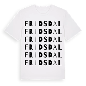 Fridsdal ordlek t-shirt – ekologisk bomull t-shirt från Pinshirt