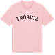 Pink Cotton t-shirt med Frösvik böjd t-shirt