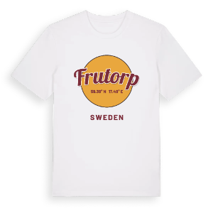 Frutorp cirkel t-shirt – ekologisk bomull t-shirt från Pinshirt