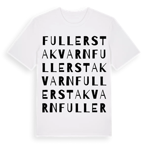 Fullersta kvarn ordlek t-shirt – ekologisk bomull t-shirt från Pinshirt