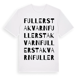 Fullersta kvarn ordlek t-shirt – ekologisk bomull t-shirt från Pinshirt