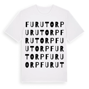 Furutorp ordlek t-shirt – ekologisk bomull t-shirt från Pinshirt