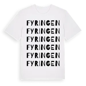 Fyringen ordlek t-shirt – ekologisk bomull t-shirt från Pinshirt