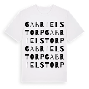 Gabrielstorp ordlek t-shirt – ekologisk bomull t-shirt från Pinshirt