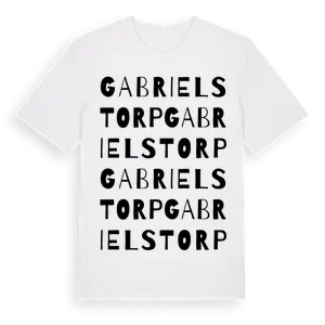 Gabrielstorp ordlek t-shirt – ekologisk bomull t-shirt från Pinshirt