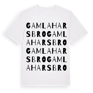 Gamla Harsbro ordlek t-shirt – ekologisk bomull t-shirt från Pinshirt