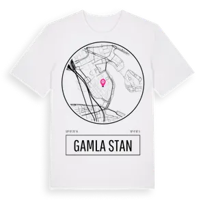 Gamla Stan t-shirt – ekologisk bomull t-shirt från Pinshirt